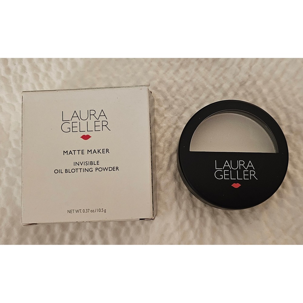 Laura Geller Matte Maker Invisible Oil Blotting Powder Translucent 0.37oz NIB